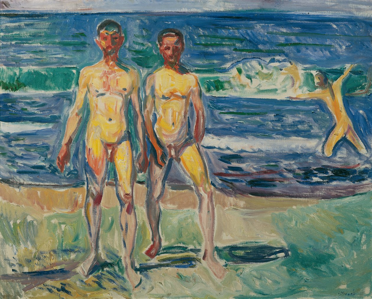 menn ved sjøen av Edvard Munch
