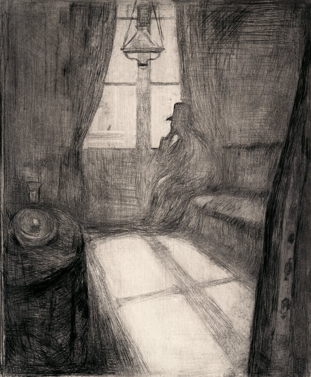 Måneskinn (natt i Saint-Cloud) av Edvard Munch