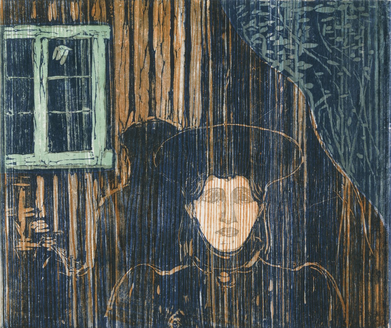 måneskinn; måneskinn av Edvard Munch