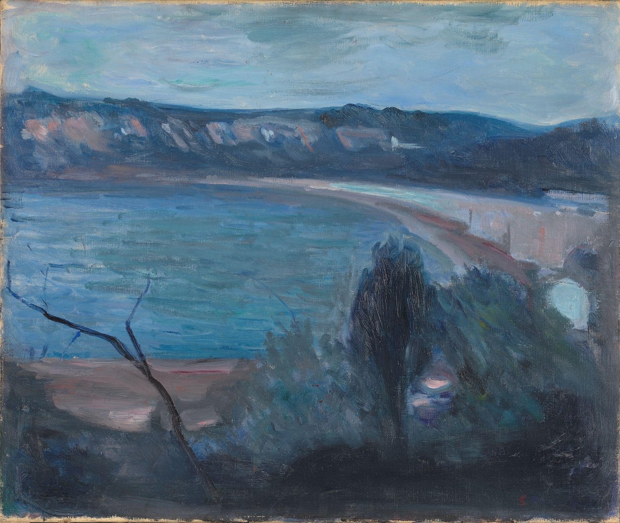 Måneskinn ved Middelhavet av Edvard Munch