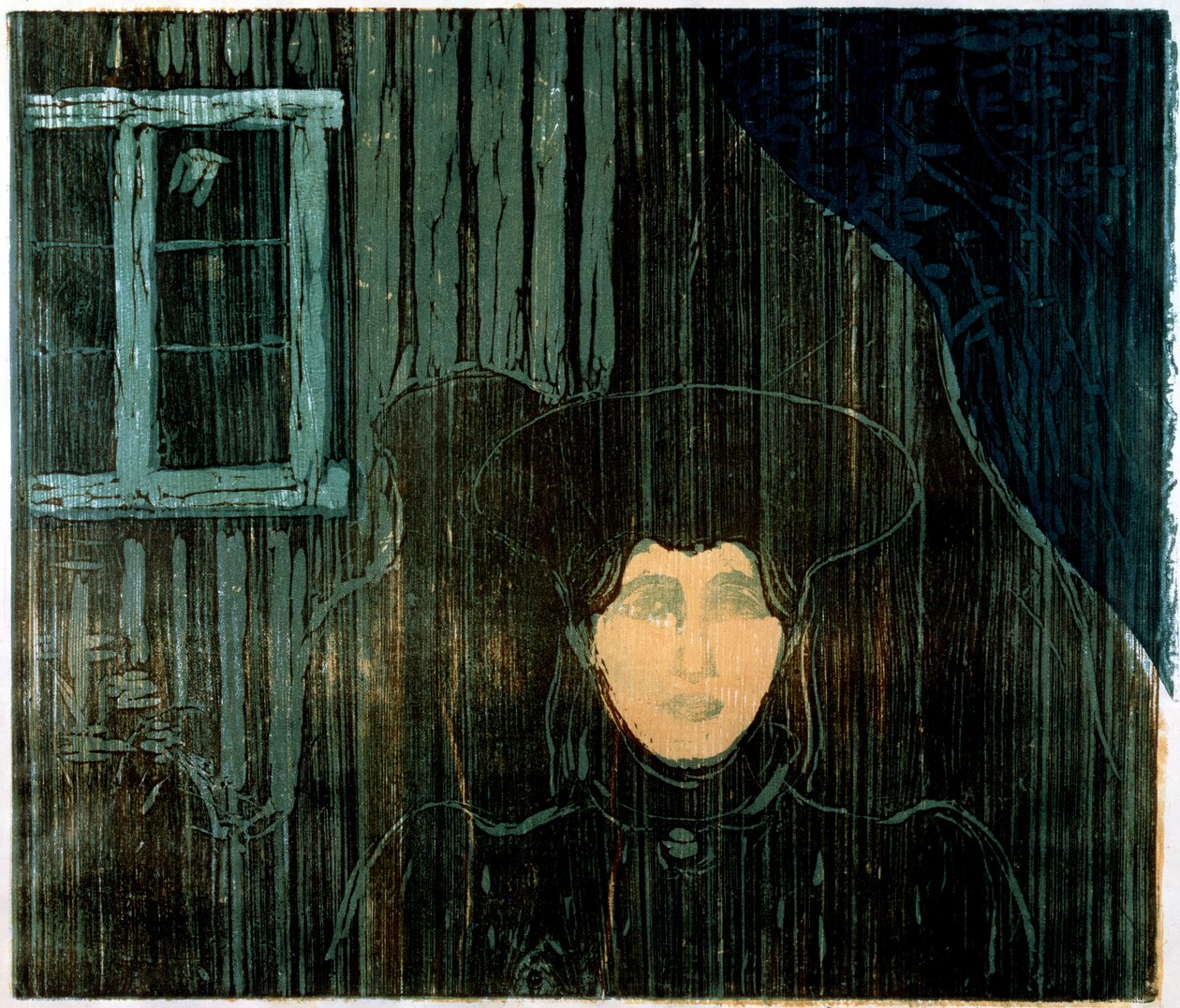 Moonshine (tresnitt) av Edvard Munch