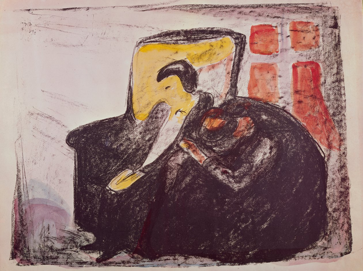 Oswalds sammenbrudd av Edvard Munch