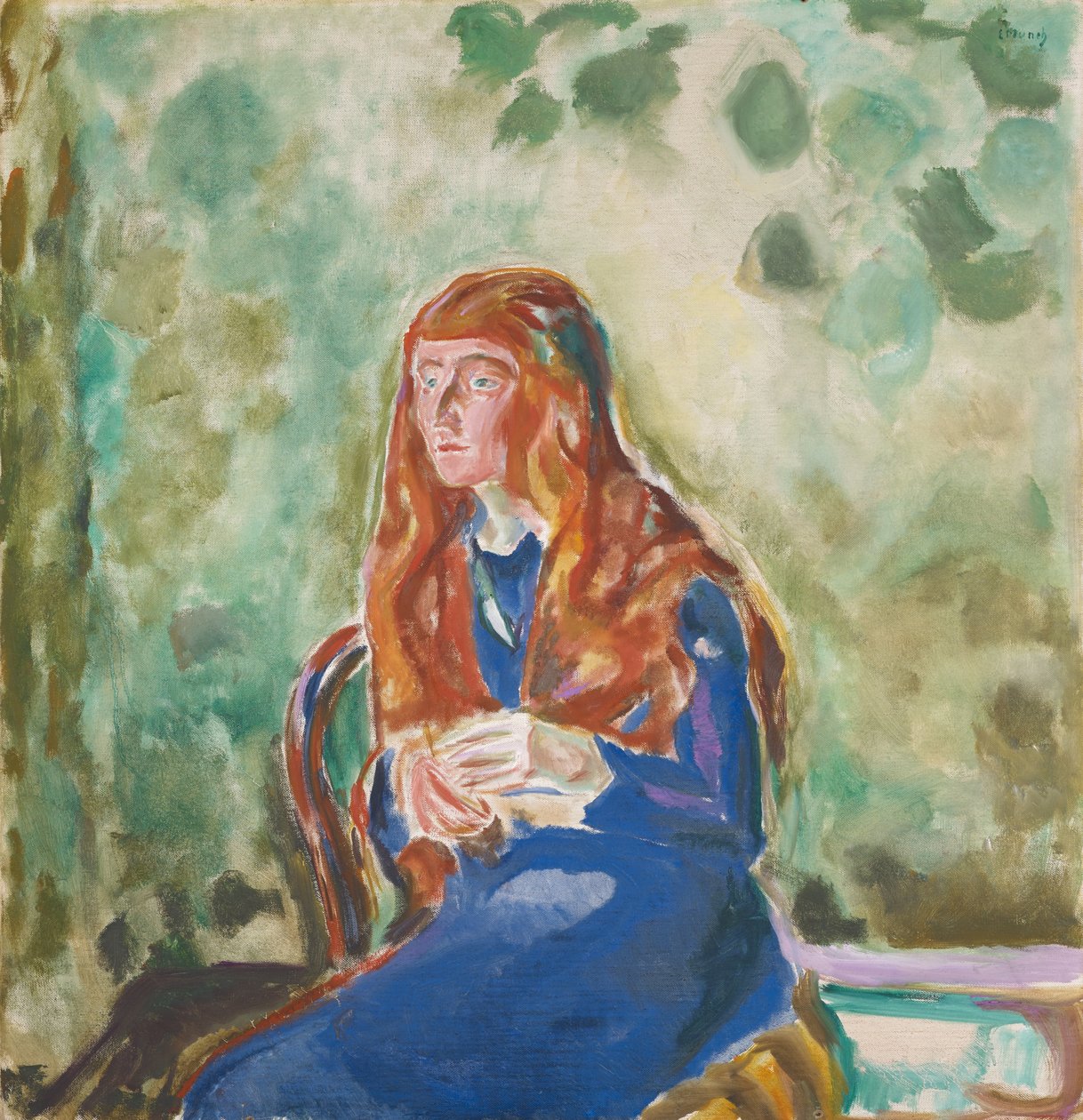 Portrett av Käte Perls, 1913 av Edvard Munch