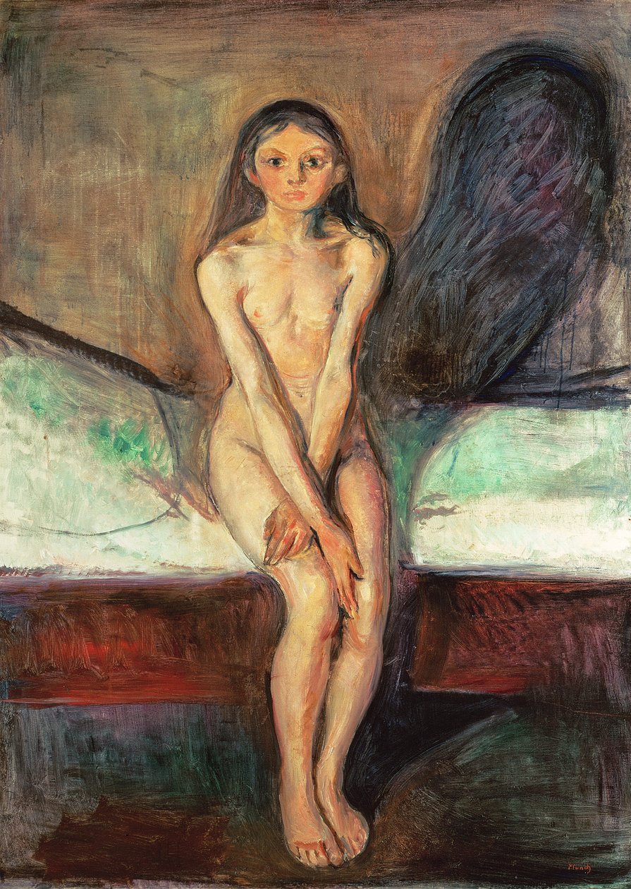 Pubertet av Edvard Munch
