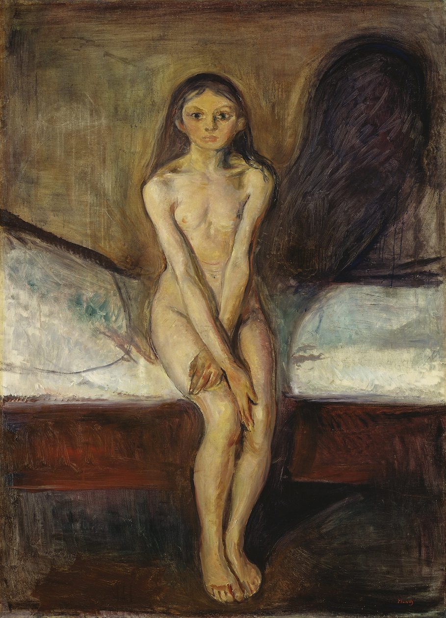 Pubertet av Edvard Munch