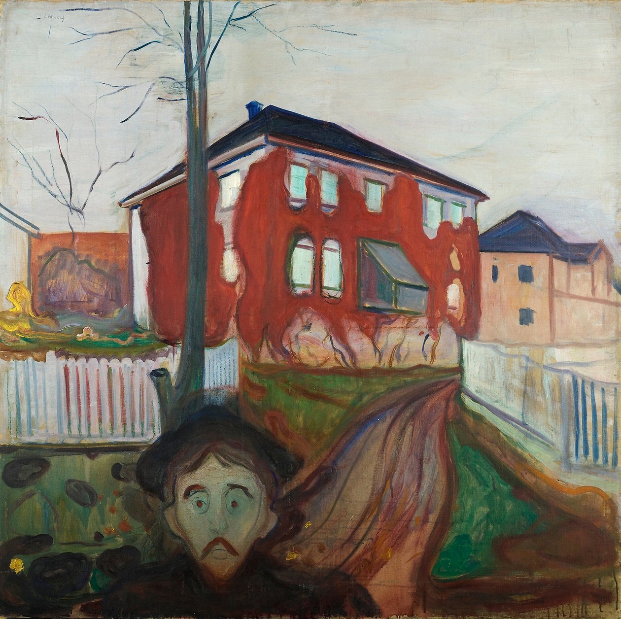 Rød Virginia Creeper av Edvard Munch