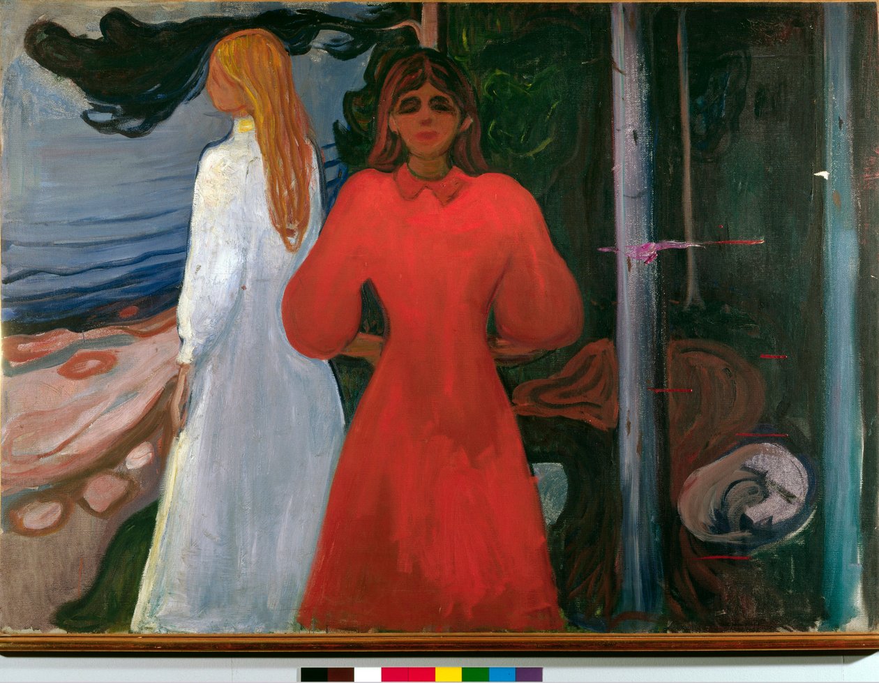 rød og hvit av Edvard Munch