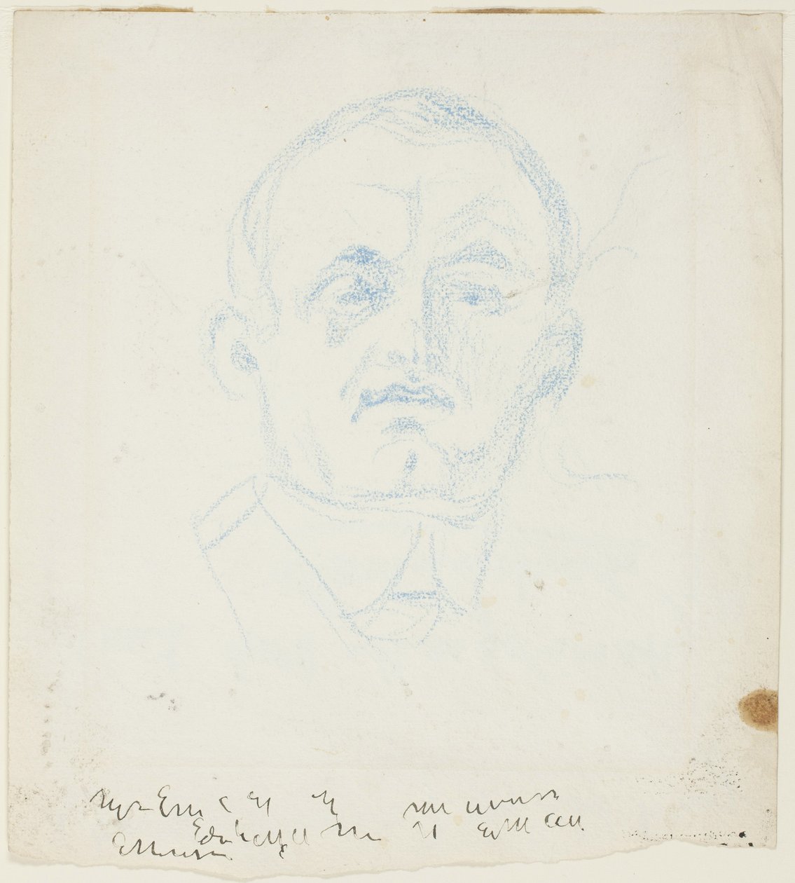 Selvportrett av Edvard Munch