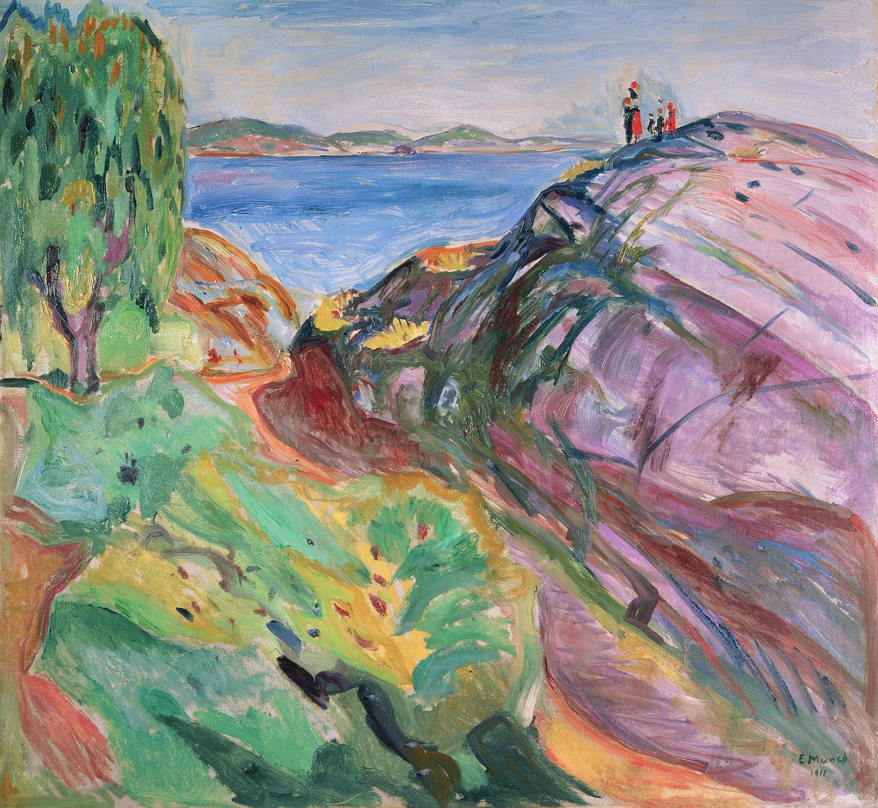 Sommer ved havet, Krager av Edvard Munch
