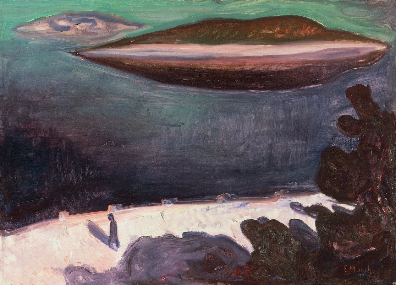 Sommernatt på Oslofjorden av Edvard Munch