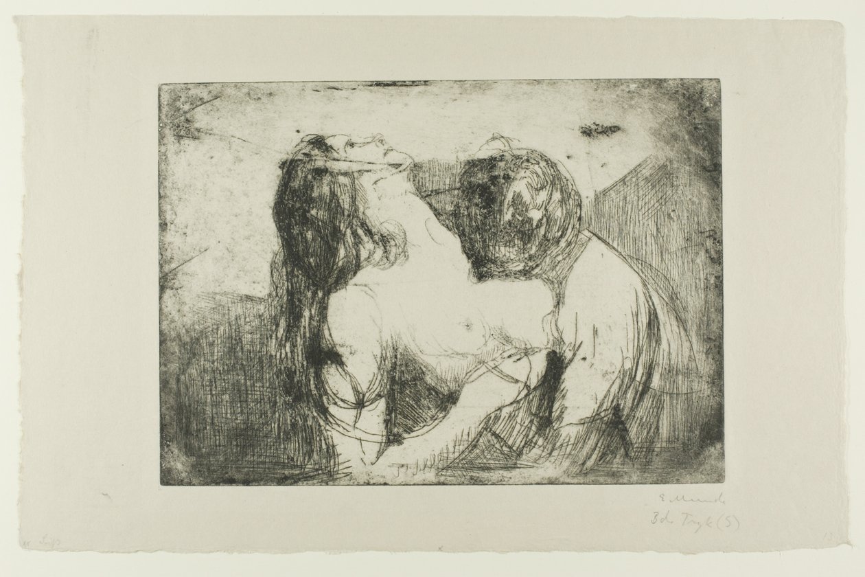 Bitten av Edvard Munch