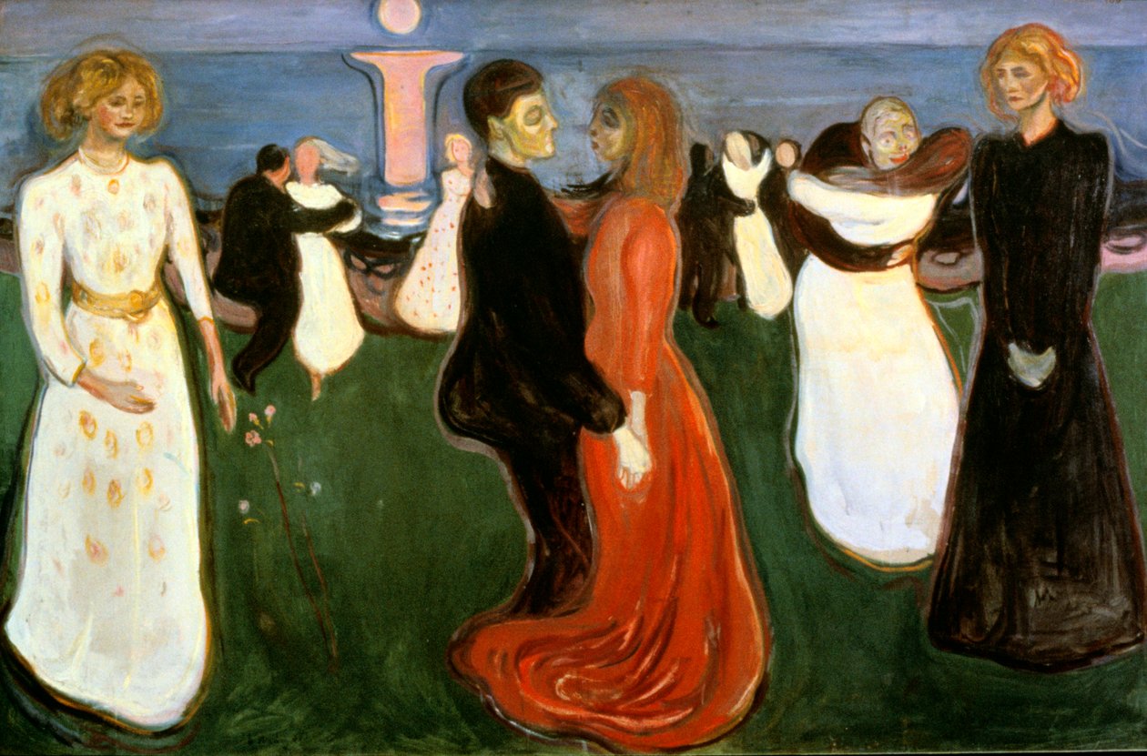 Livets dans, 1899-1900. av Edvard Munch