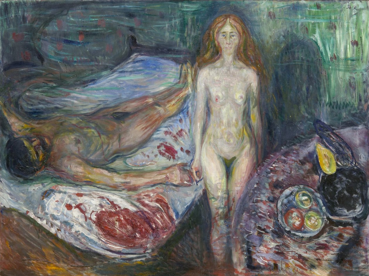 Marats død av Edvard Munch