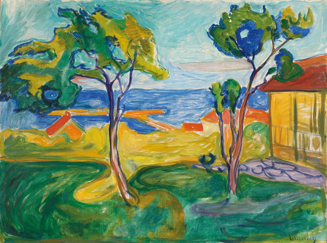 Hagen i Asgardstrand av Edvard Munch