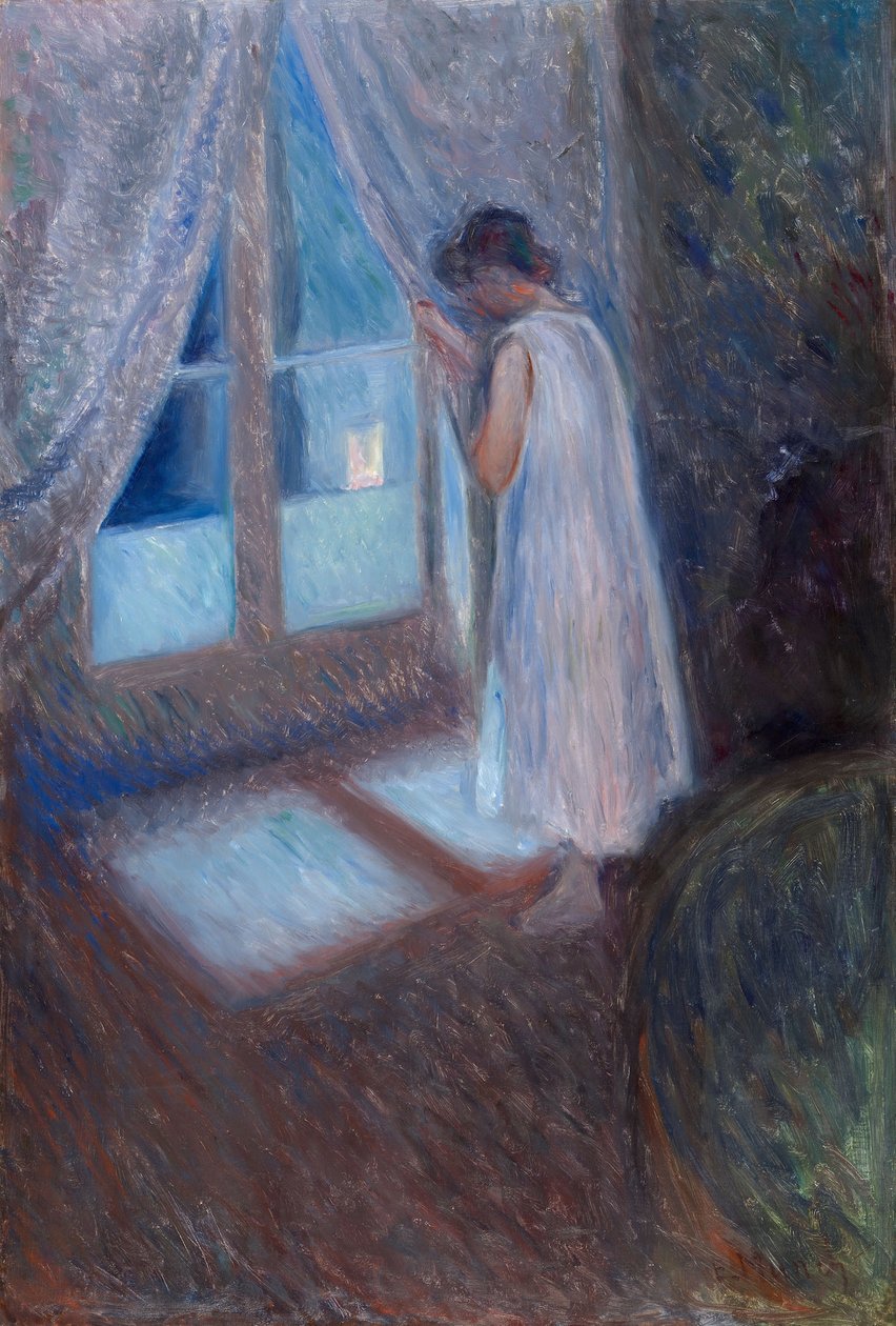 Jenta ved vinduet av Edvard Munch