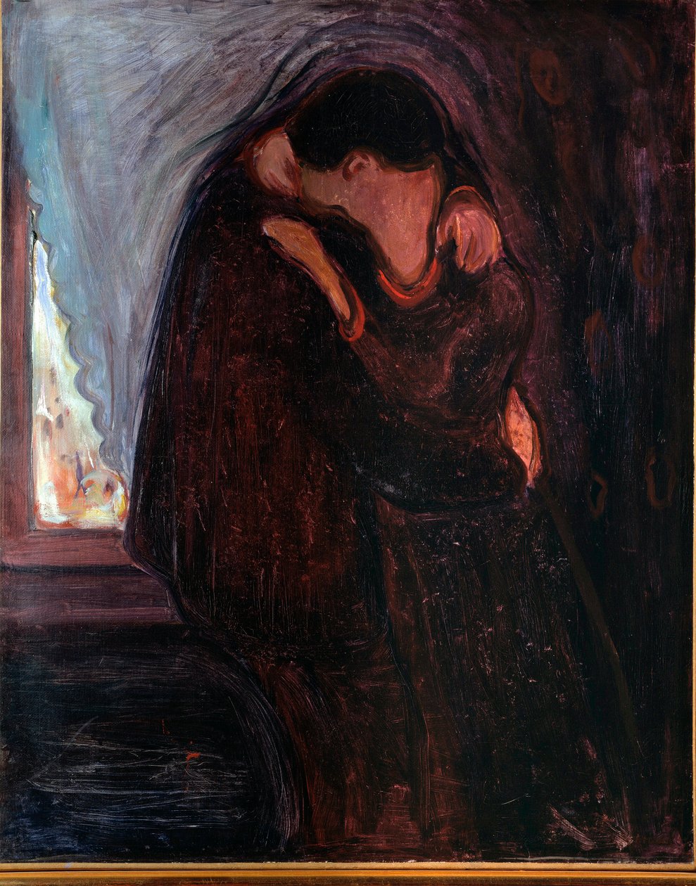 Kysset av Edvard Munch