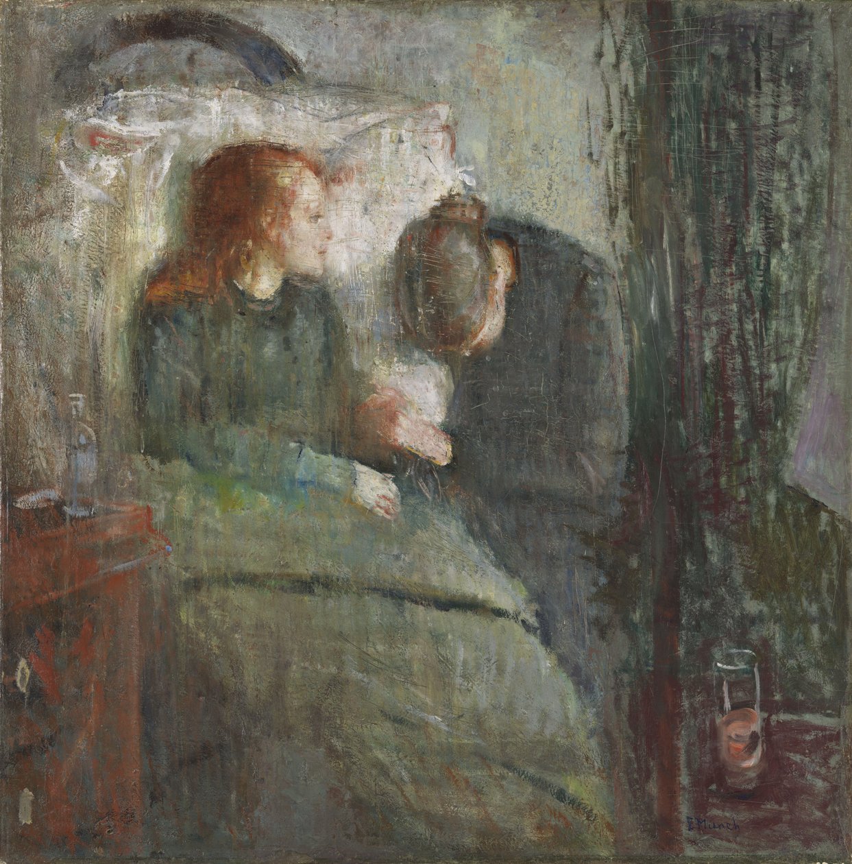 Det syke barnet av Edvard Munch