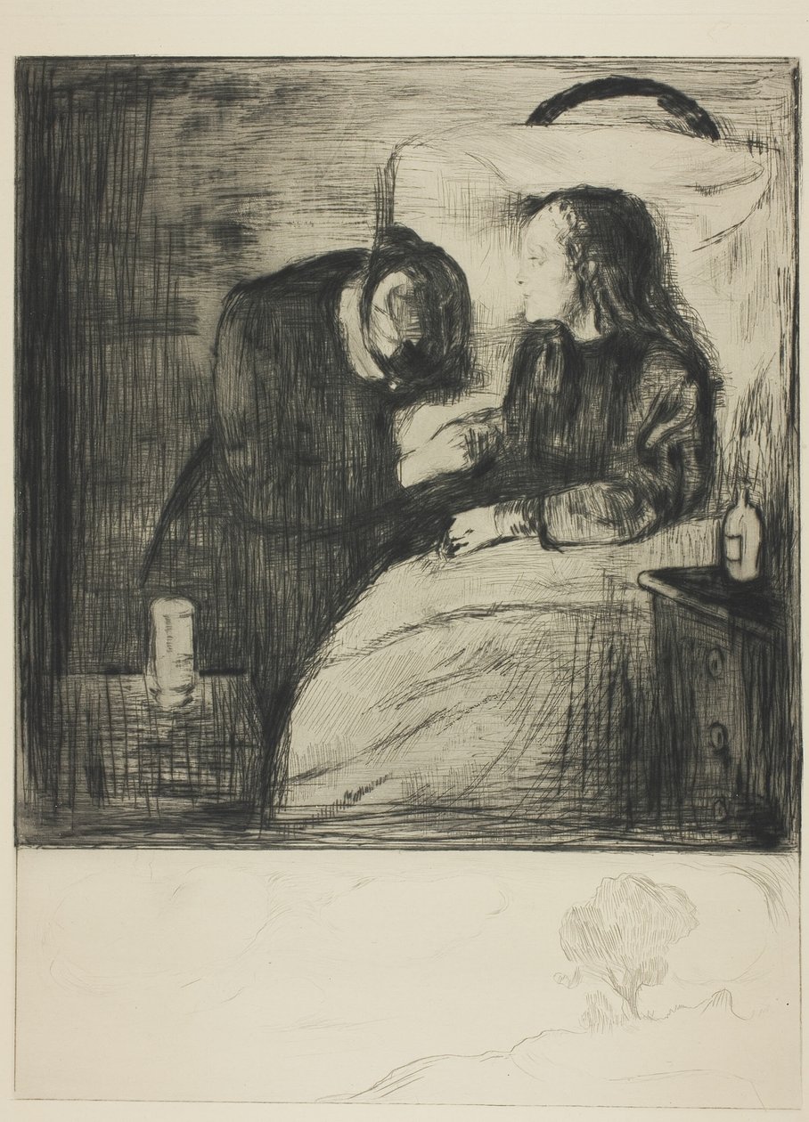 Det syke barnet av Edvard Munch