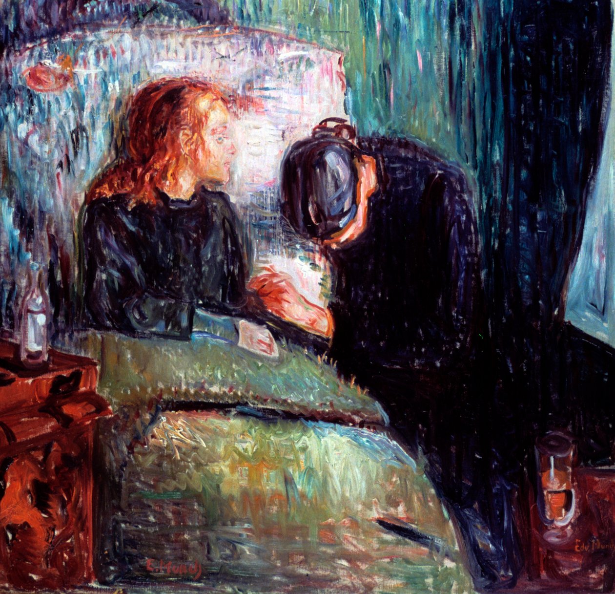 Det syke barnet, 1907 av Edvard Munch