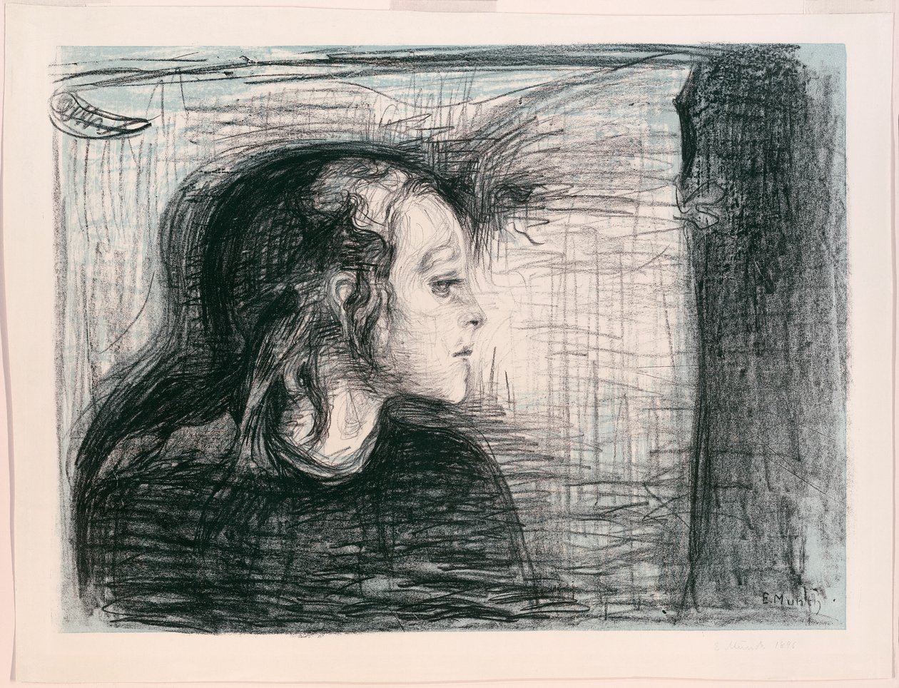 Det syke barnet I av Edvard Munch