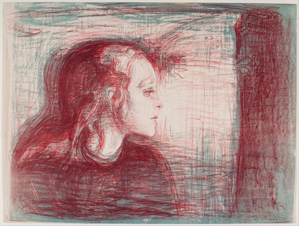 Det syke barnet I av Edvard Munch
