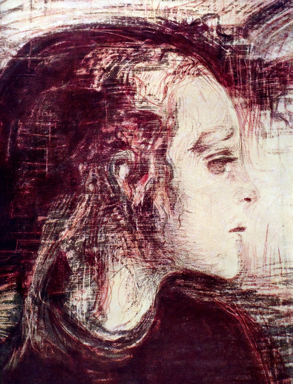 Den syke jenta, 1907 av Edvard Munch