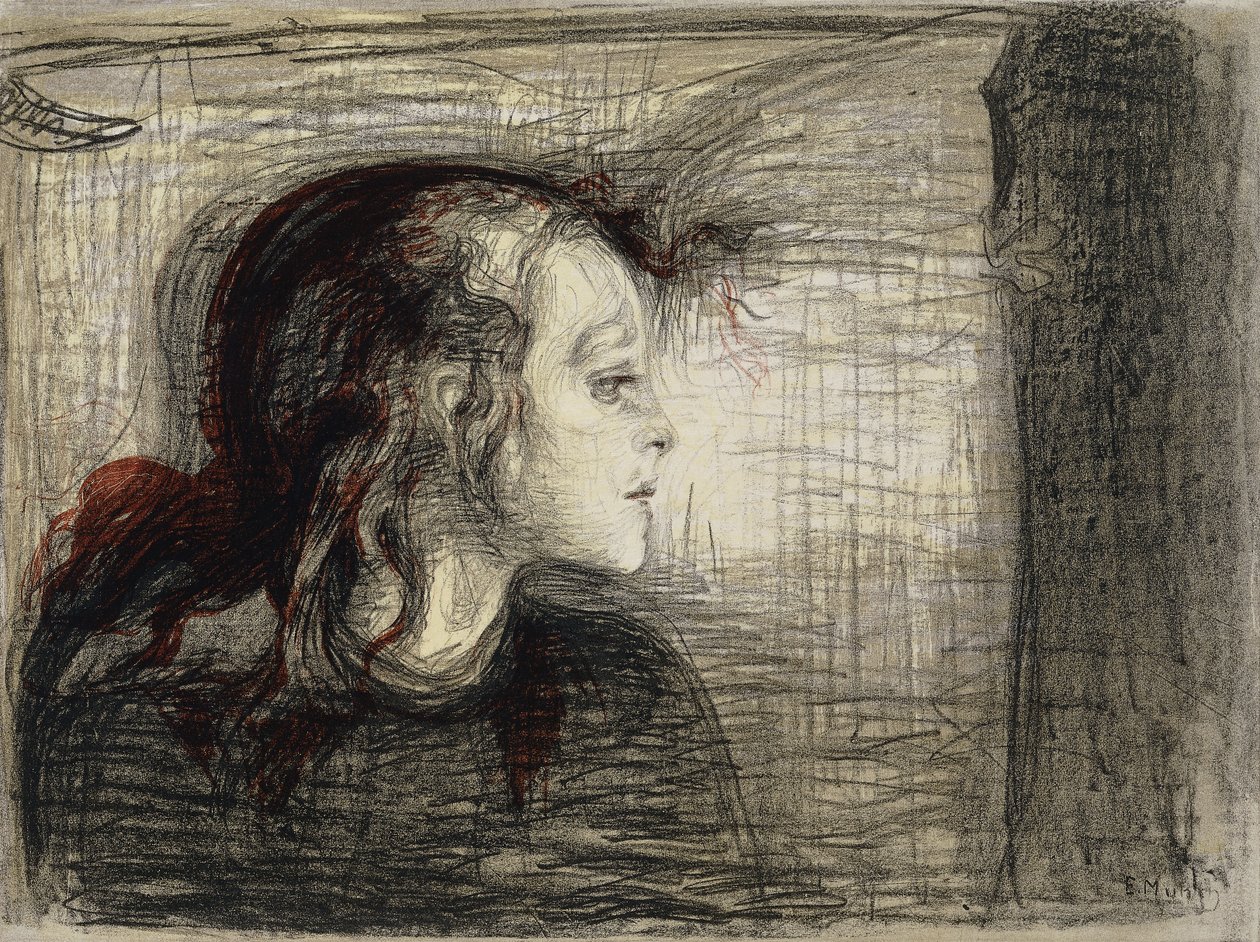 Den syke jenta; Den syke jenta av Edvard Munch