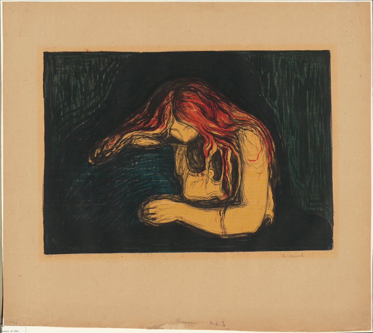 Vampyren II av Edvard Munch