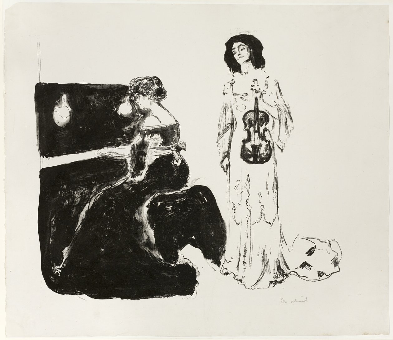 Fiolinkonserten av Edvard Munch