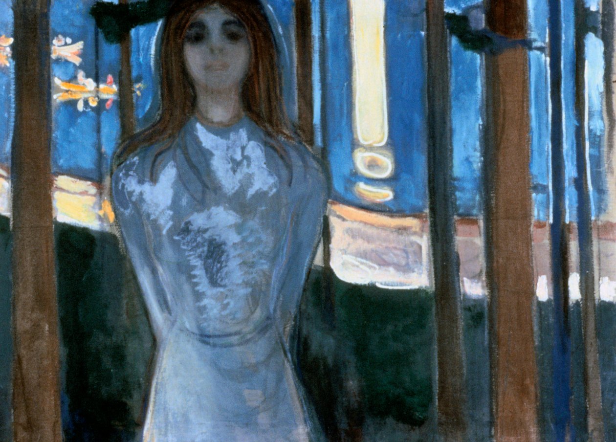 The Voice, 1893 av Edvard Munch