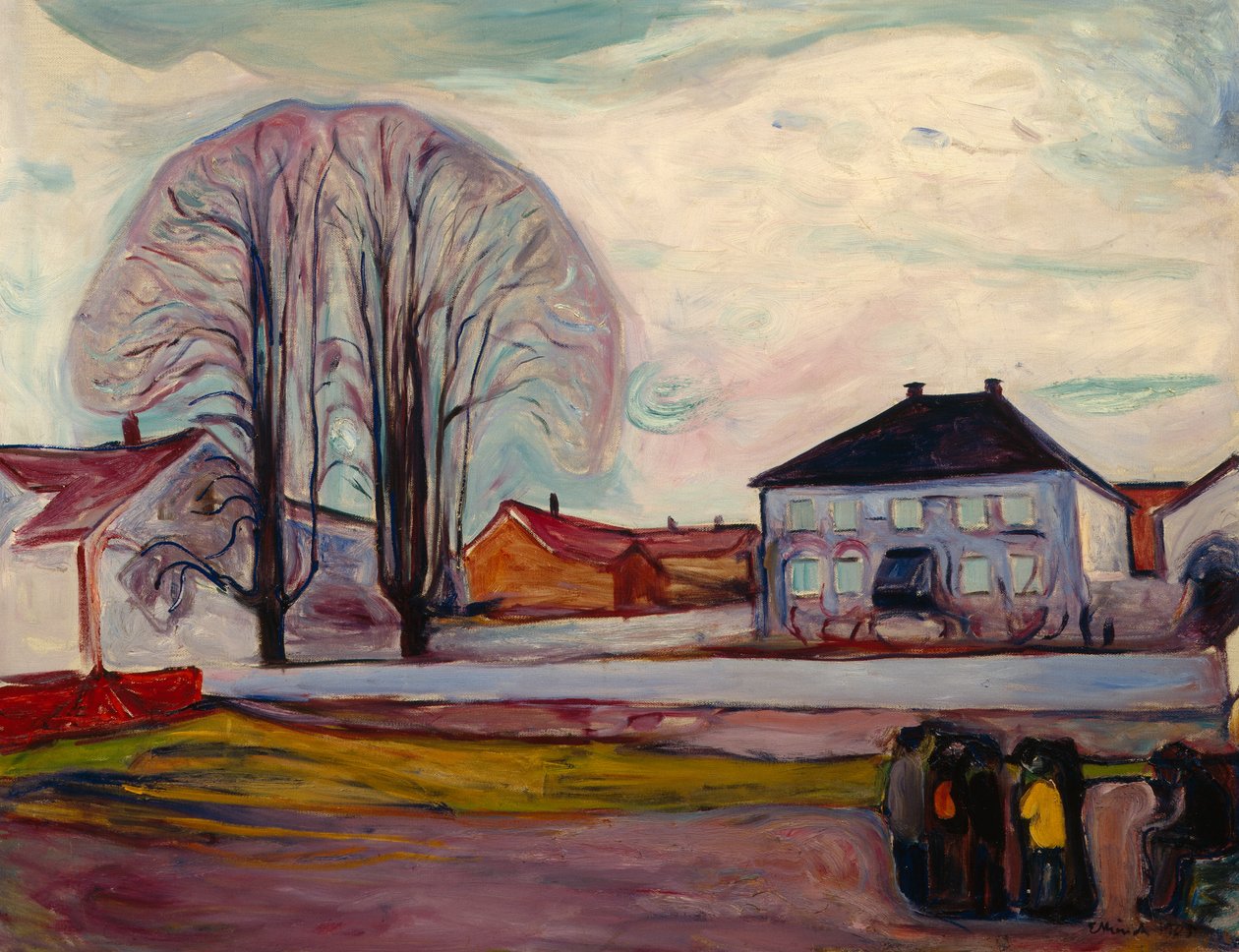 Huset ved stranden av Edvard Munch
