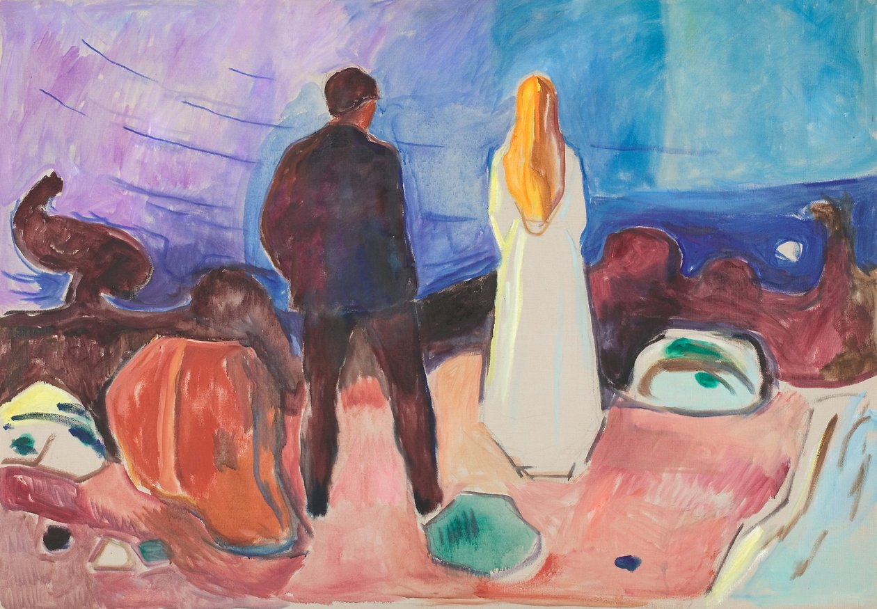 To mennesker. De ensomme av Edvard Munch