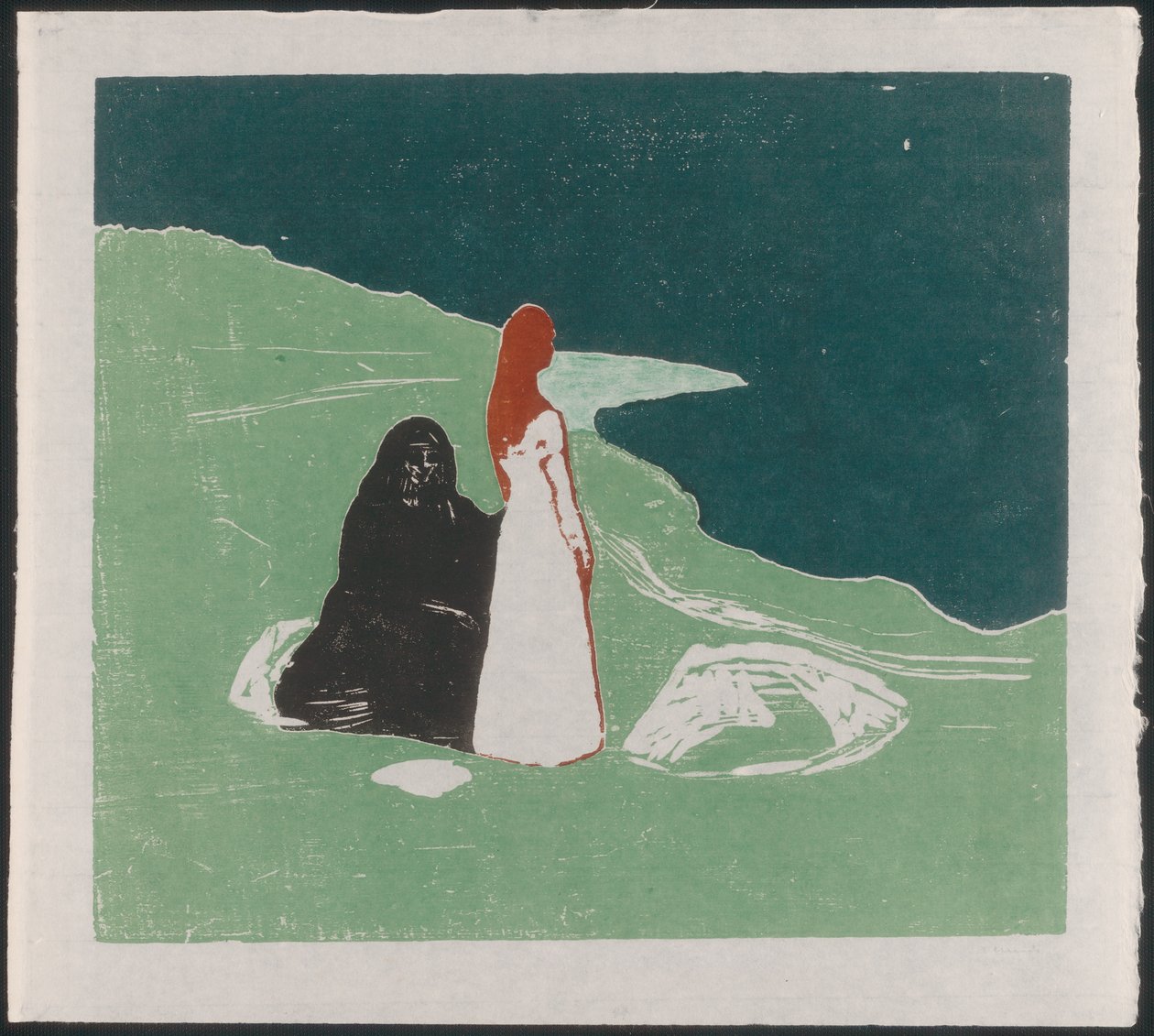 To kvinner på kysten av Edvard Munch
