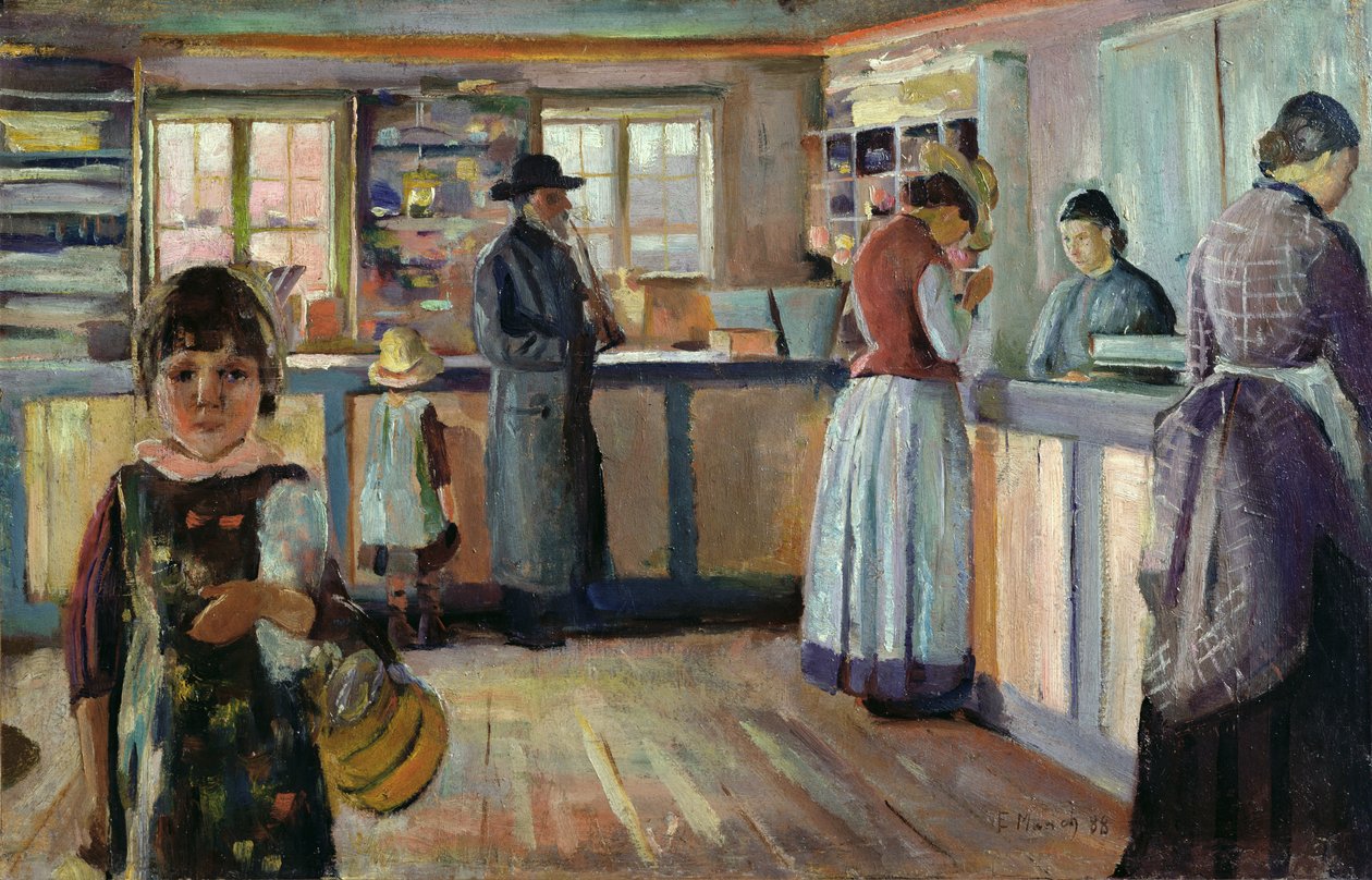 Vrengen Village Shop av Edvard Munch