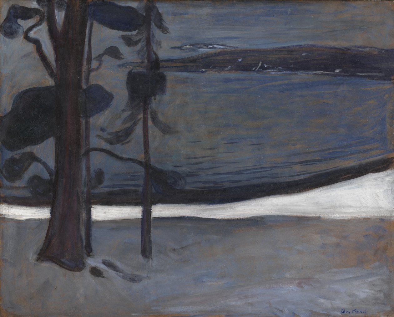 Vinter i Nordstrand av Edvard Munch