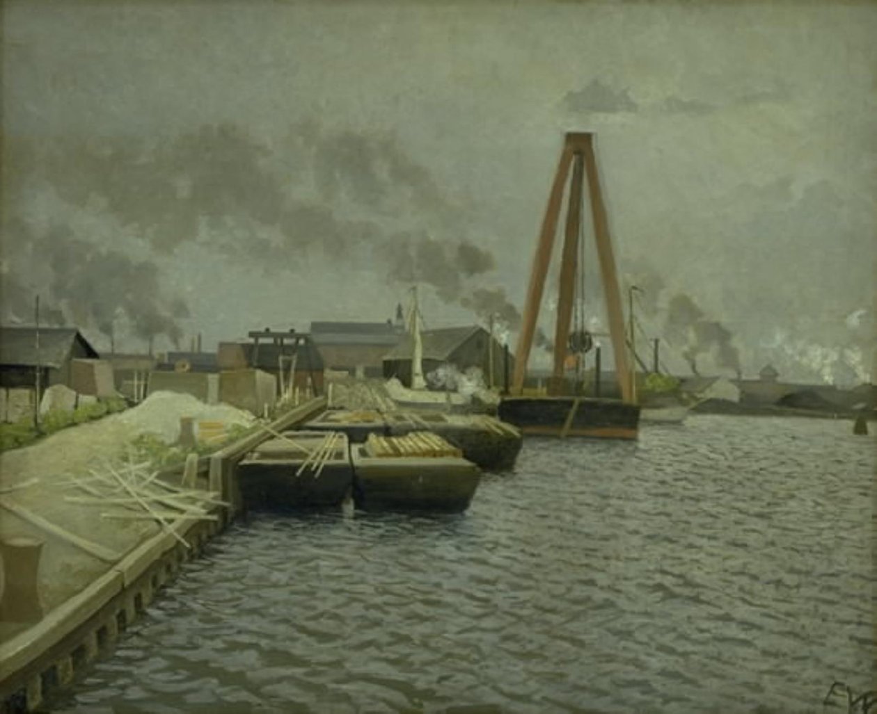 Refshaleøya. Københavns havn av Edvard Weie