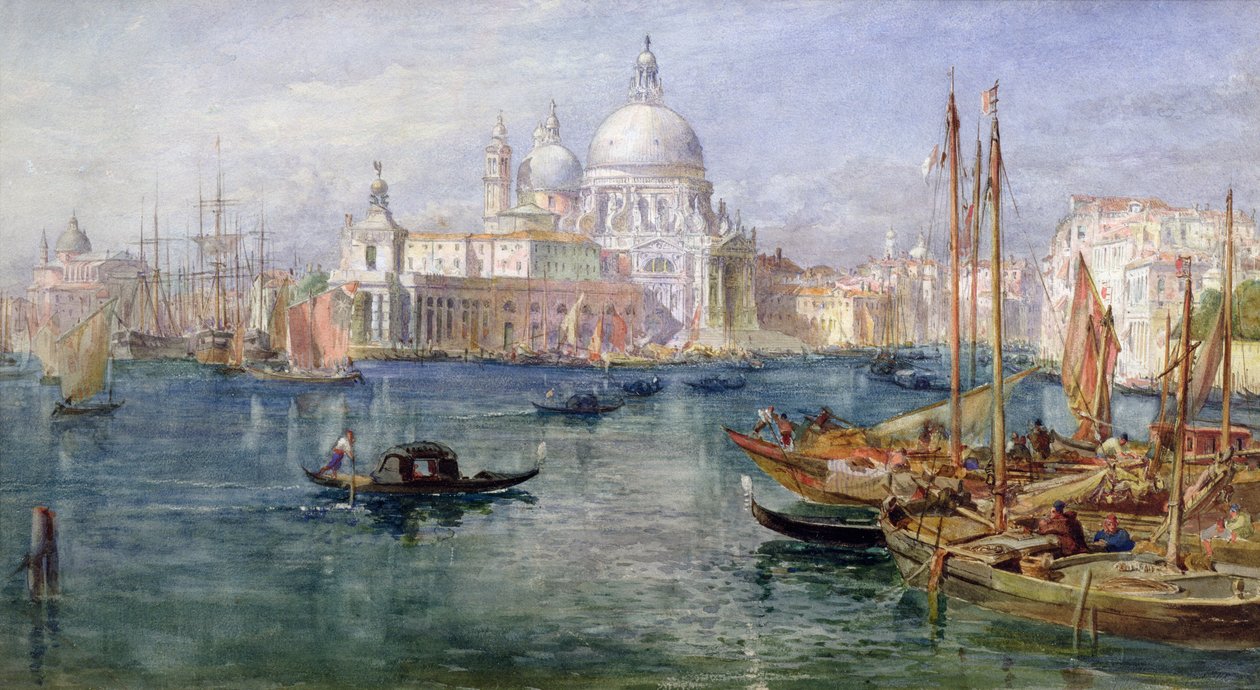 St. Maria della Salute, Venezia av Edward Angelo Goodall