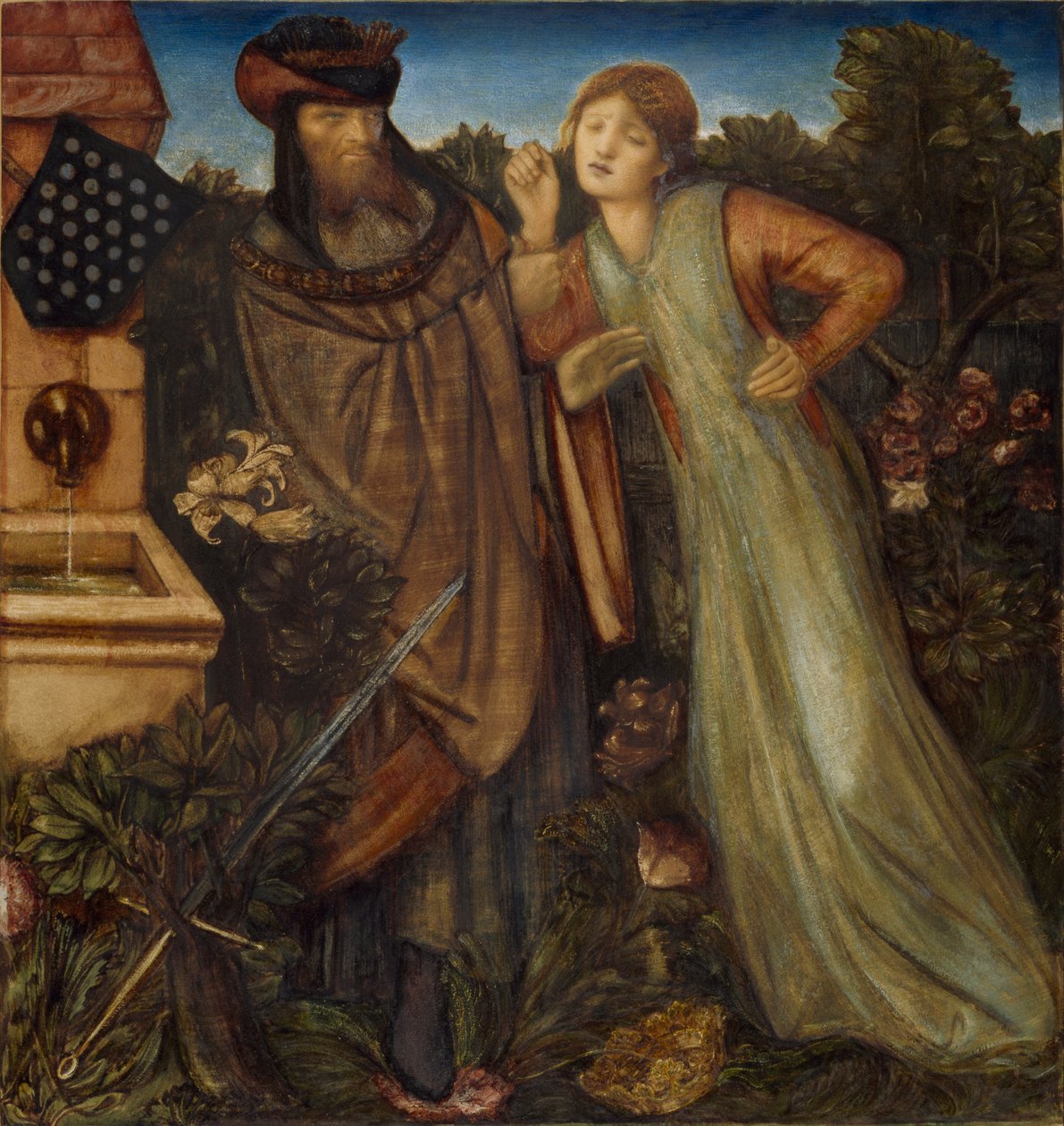 Kong Mark og La Belle Iseult av Edward Burne Jones