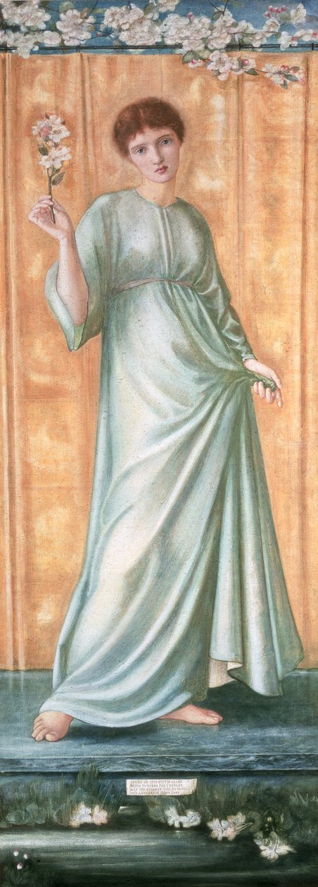 Våren, 1869-70 av Edward Burne Jones