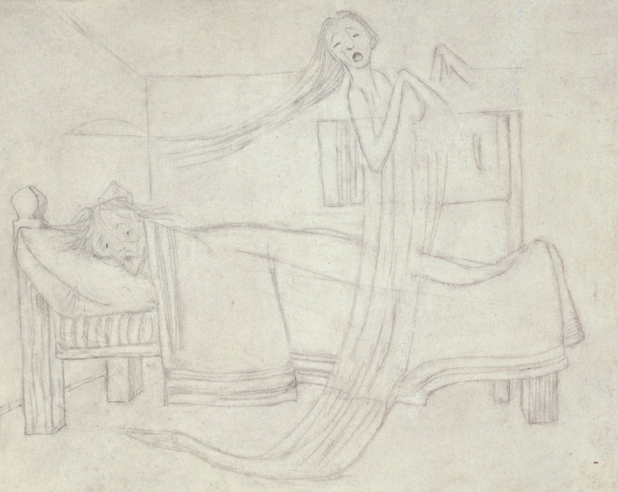 Malerens drøm II (se også 360402) av Edward Burne Jones