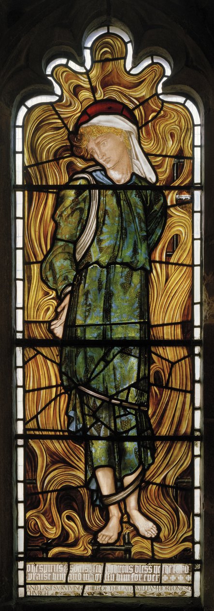 Abednigo, The Fiery Furnace, West Window, 1870 av Edward Burne Jones
