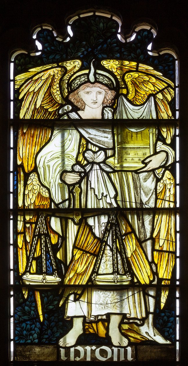 Cambridge, Jesus College Chapel, Morris & Co., Edward Burne-Jones, Ibrom, 1873 av Edward Burne Jones
