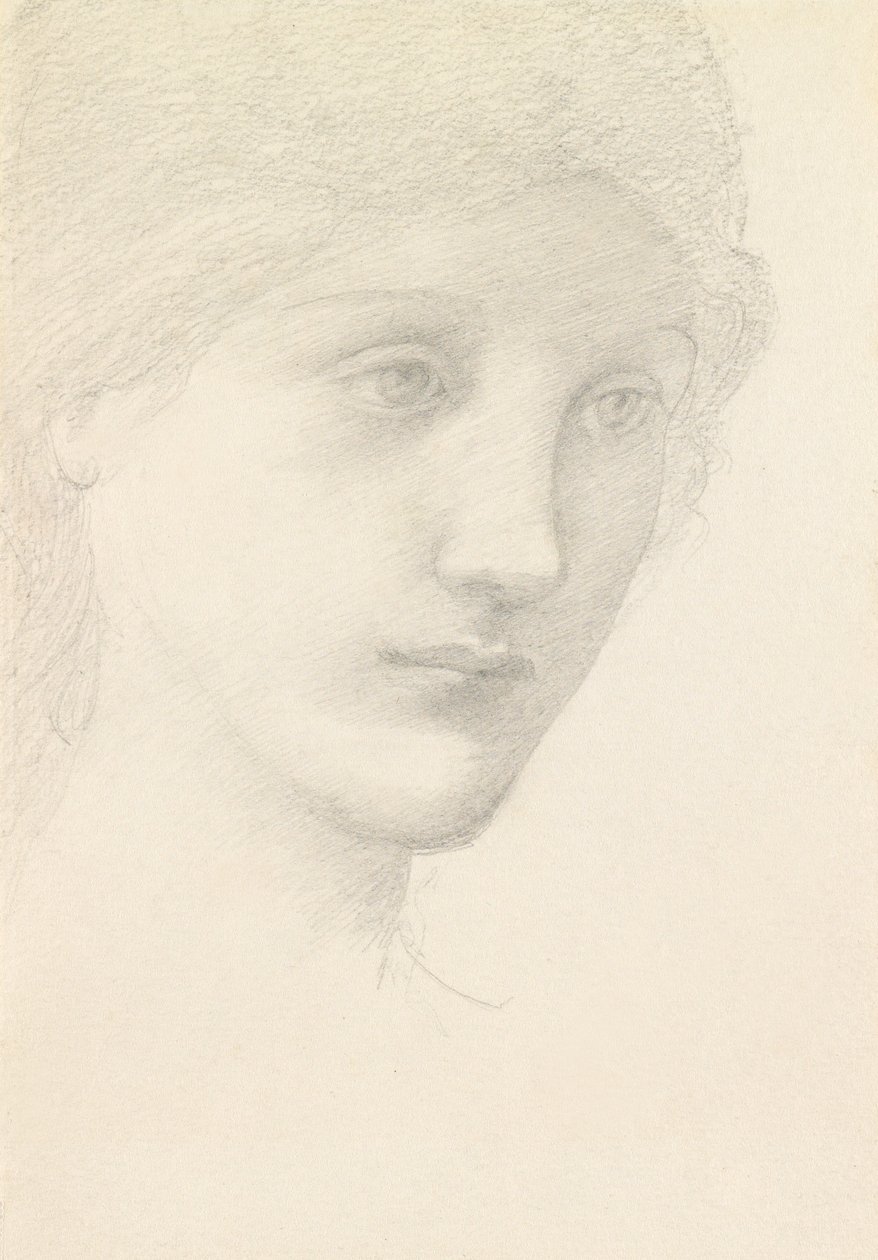 Studie for Venus i "The Godhead Fires" av Edward Burne Jones