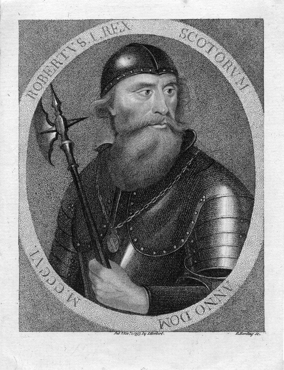 gravert portrett av Edward Harding