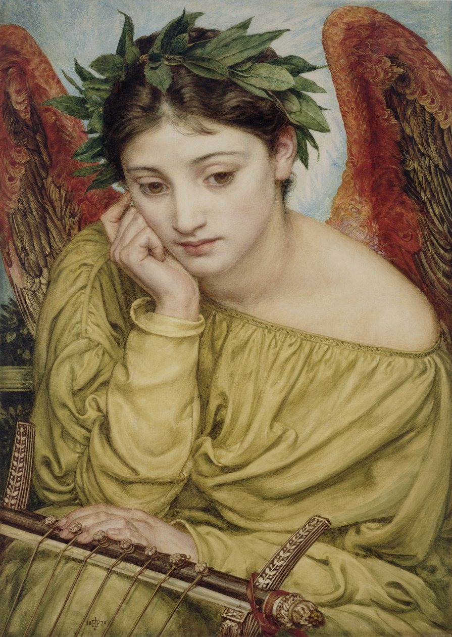 Erato, Muse of Poetry, 1870 av Edward John Poynter