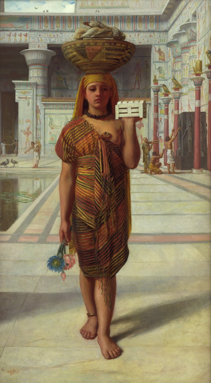 Offer til Isis, 1866 av Edward John Poynter