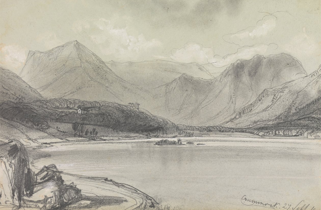 Crummock vann av Edward Lear