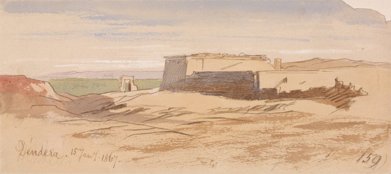 Dendera 159 av Edward Lear