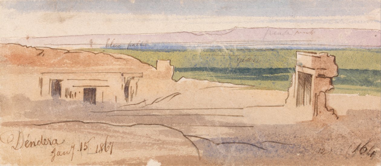 Dendera 164 av Edward Lear