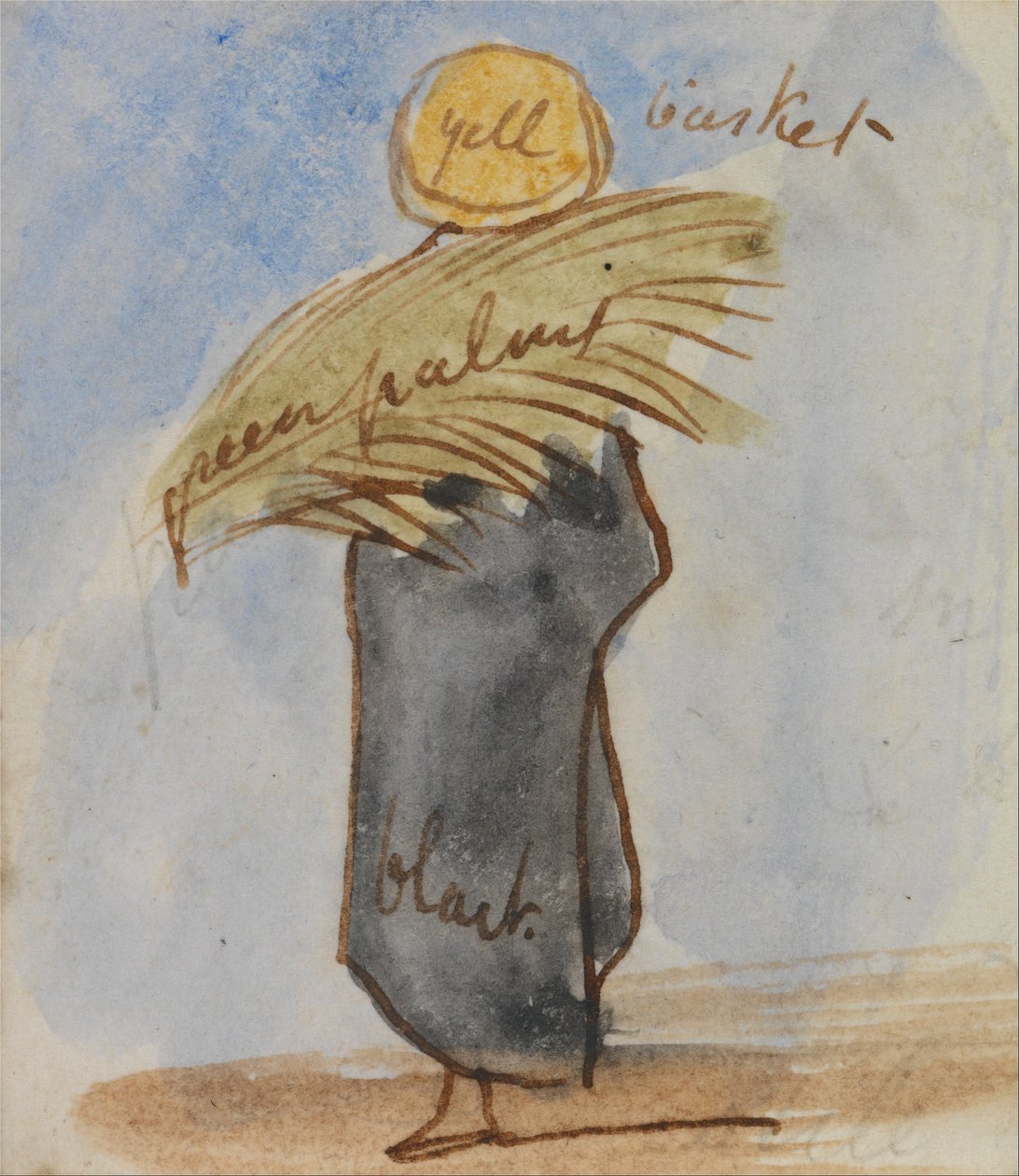 Egyptisk mann av Edward Lear